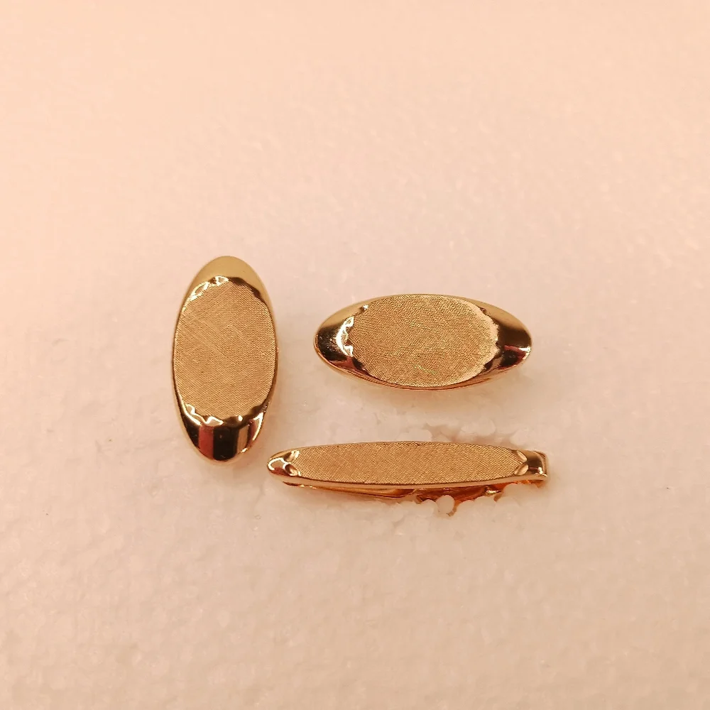 SWANK Cufflinks Tie Bar / Clip Vintage Classic Brushed Pattern Gold 